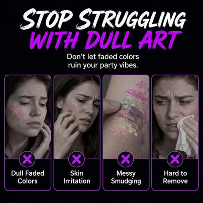 ✨ Glow Party Tattoo Pens – Neon Temporary Tattoo Markers